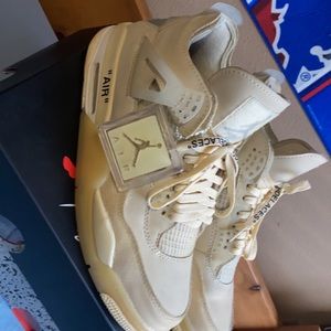 Off White  Jordan 4. Sz 12